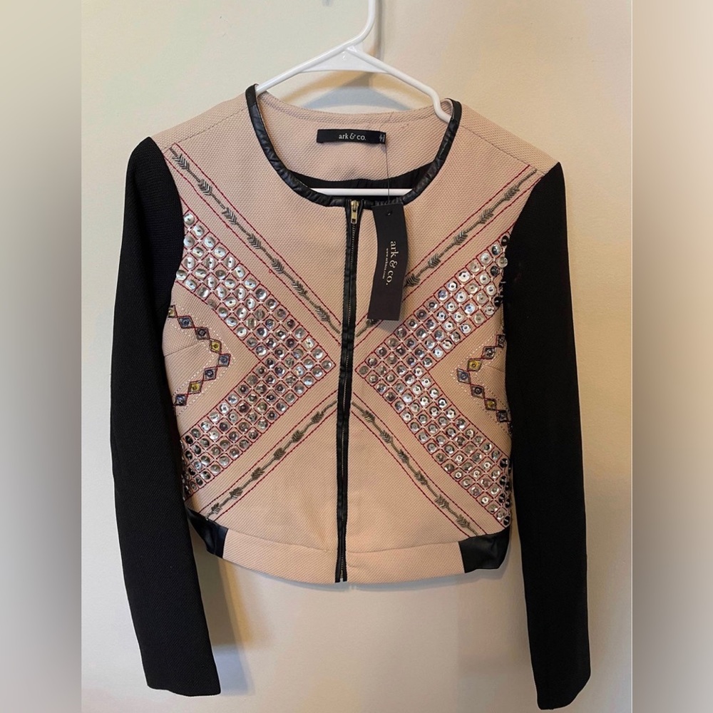 NWT Ark & Co Sequin Jacket